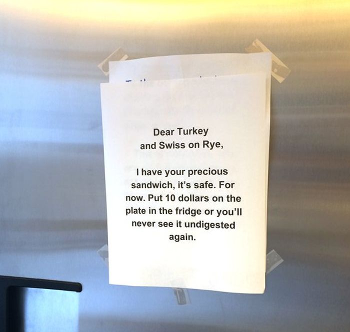 Epic Office Battle Over A Turkey Sandwich