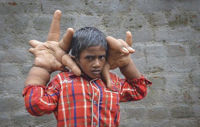 Little Boy With Big Hands