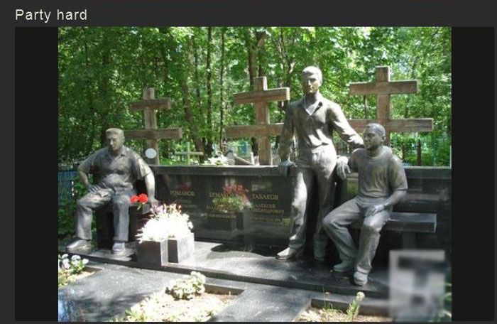 Russian Tombstones Have Some Serious SWAG