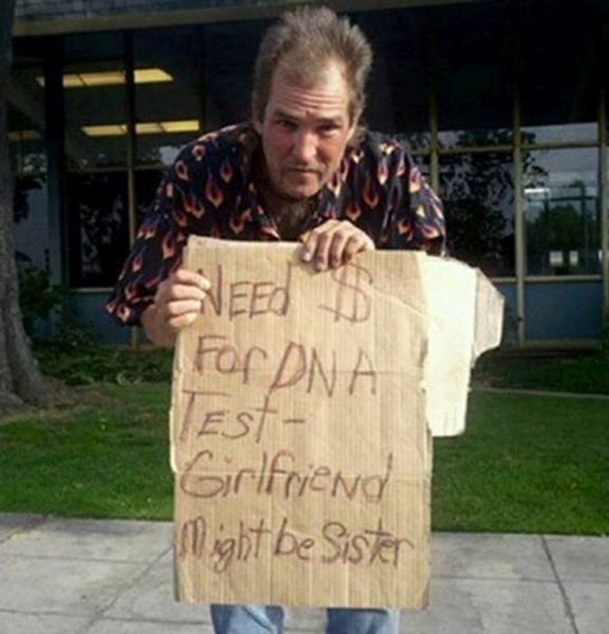 Funny Homeless Signs