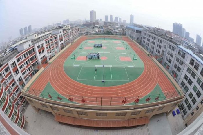 School Stadiums on the Roofs