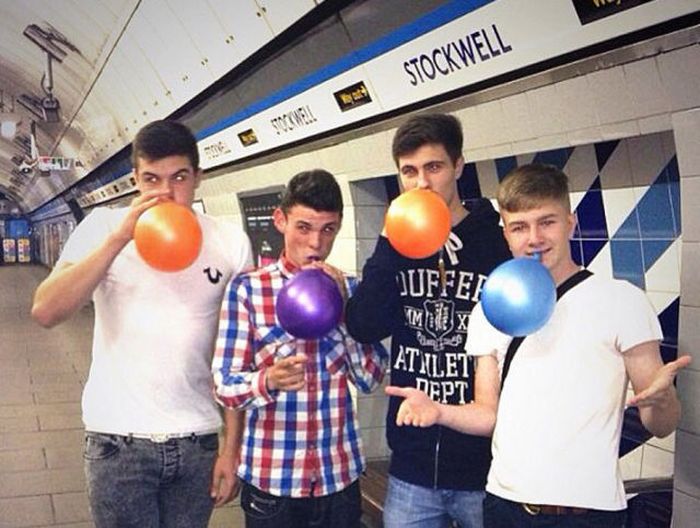 British Teens Consume Laughing Gas
