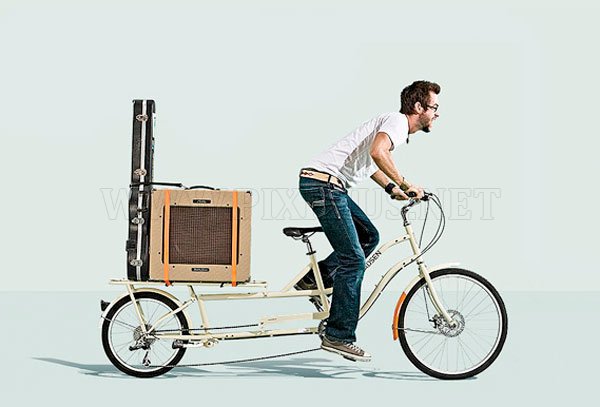 Bicycle for heavy transport