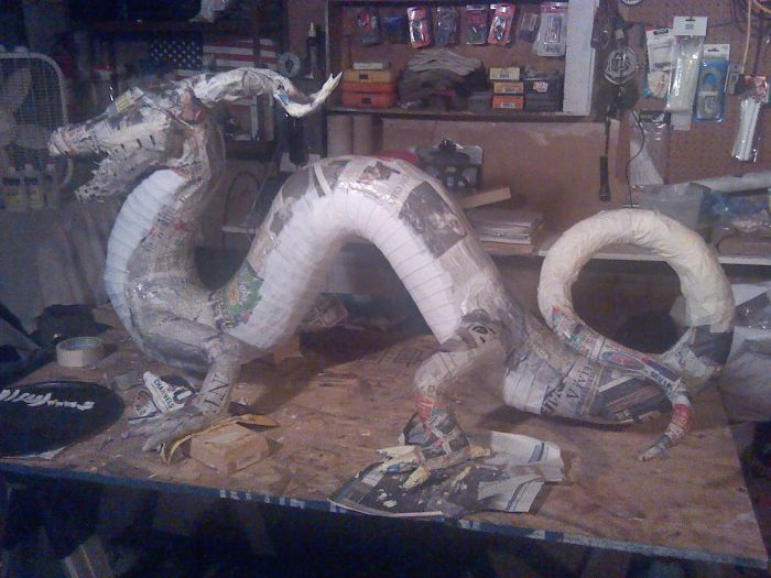 It's Amazing What This Girl Did With Paper Mache