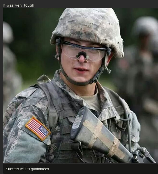 Transformation From Man To Soldier