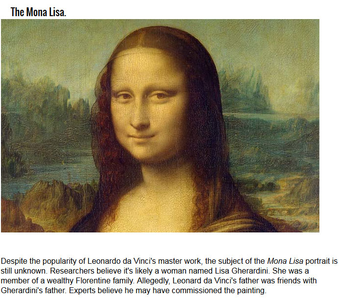 Unknown Facts About Famous Paintings