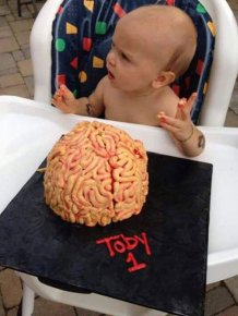 Baby Turns Into A Zombie On Its 1st Birthday