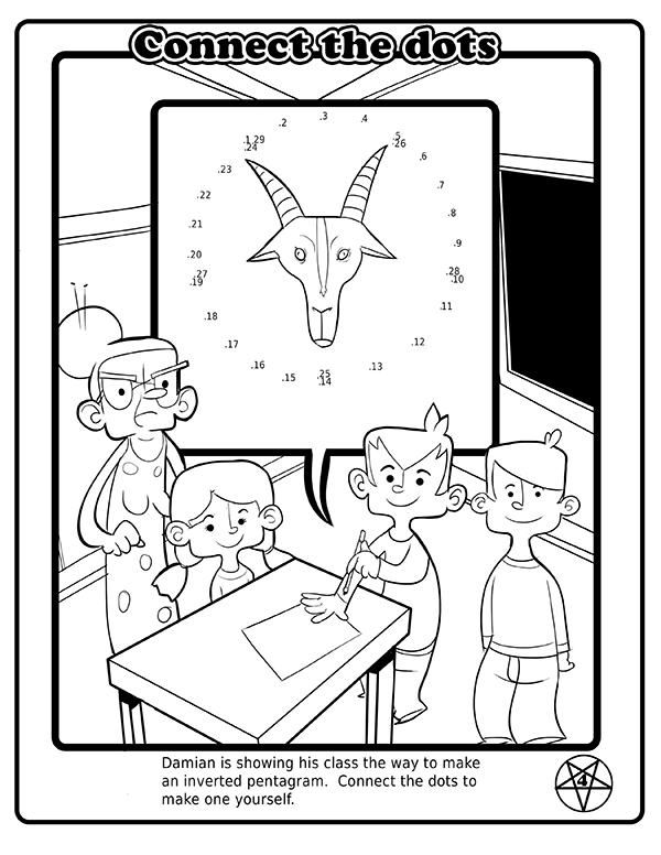 The Satanic Coloring Book Made For Kids