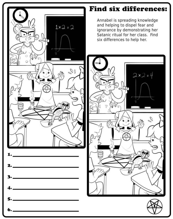 The Satanic Coloring Book Made For Kids