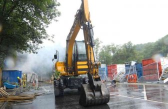 Man Destroys Recycling Center