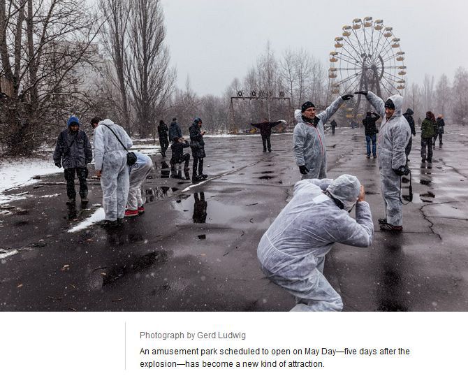 Tourists In Chernobyl