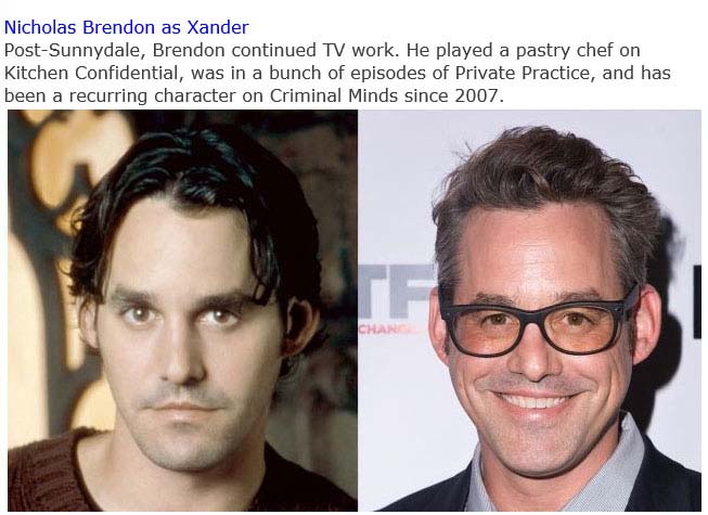 The Cast Of 'Buffy The Vampire Slayerв' Back In The Day And Today