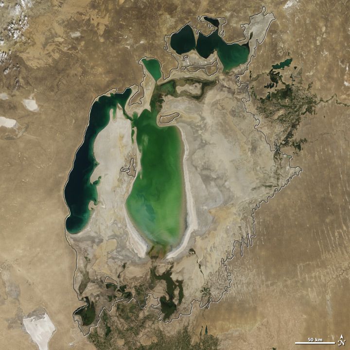 The Aral Sea Is Changing
