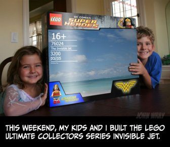 How To Build Wonder Woman's Invisible Jet With Legos