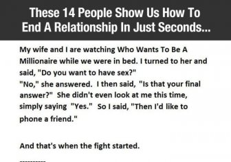 Hilarious Fights That Ended A Relationship