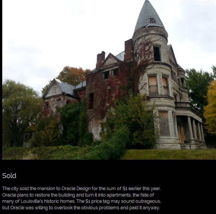 This Creepy Mansion Sold For Only $1