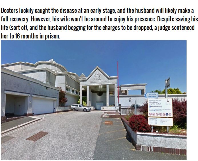 Woman Stabs Her Husband And Accidentally Saves His Life