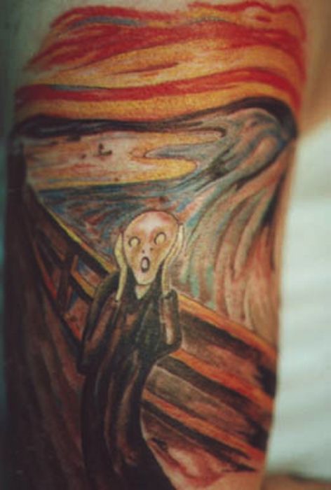 Mind Blowing Tattoos Inspired By Real Art