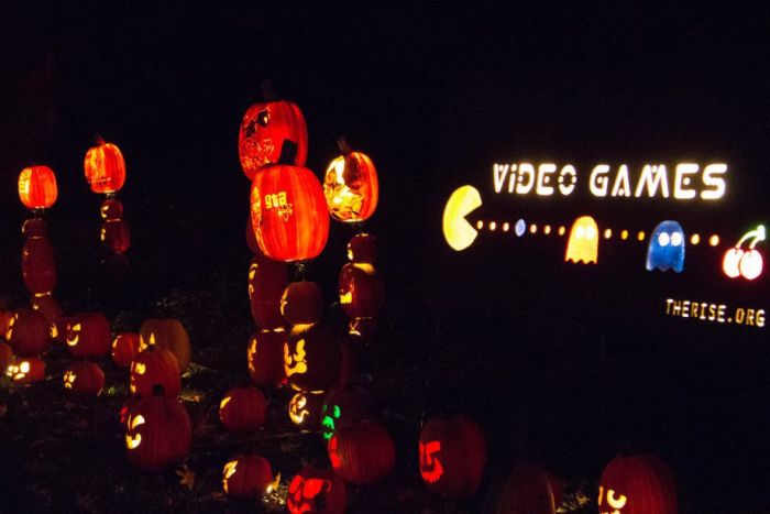 Amazing Display Of 5,000 Carved Pumpkins 