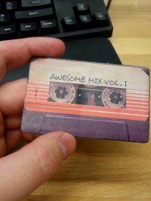 Guy Passes Out Guardians Of The Galaxy Mix Tape For Halloween