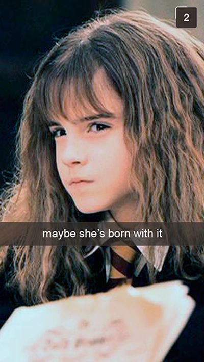 If Harry Potter Characters Used Snapchat