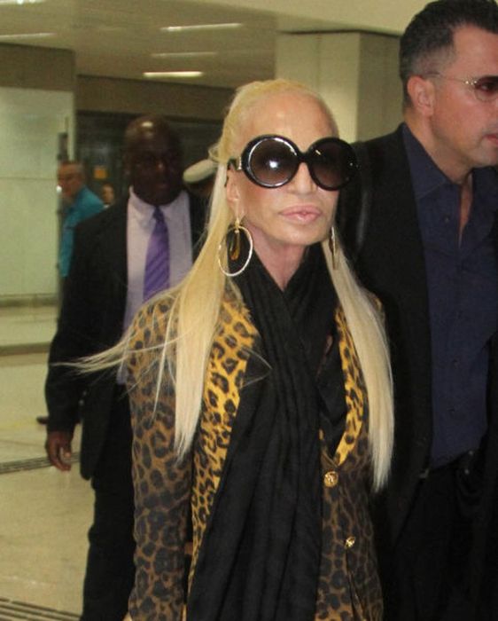 donatella versace - a before and after  Celebrity plastic surgery, Donatella  versace plastic surgery, Plastic surgery