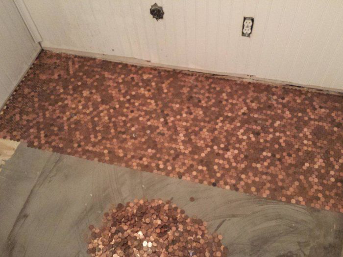 This Floor Is Completely Made Of Coins