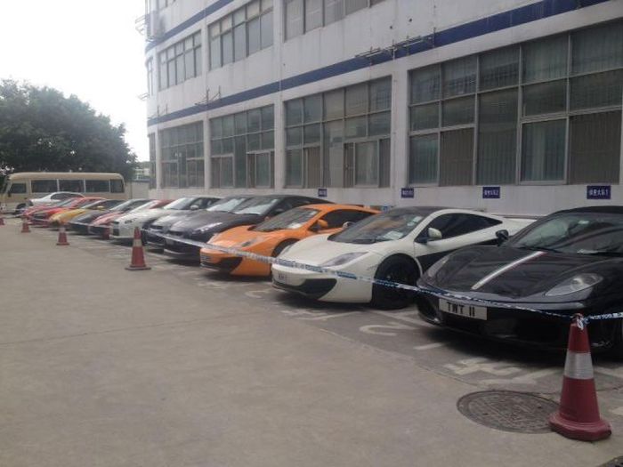 Police Confiscate Very Expensive Sports Cars