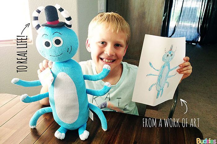 Children's Drawings Get Turned Into Plush Toys