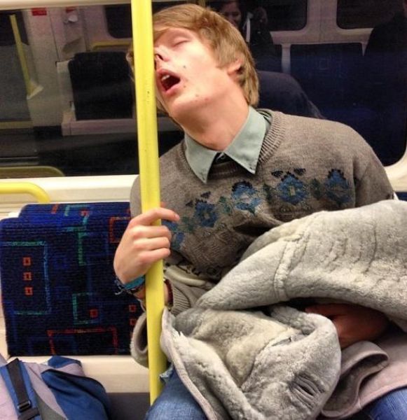 These People Picked The Weirdest Places To Sleep