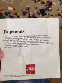 LEGO Sent A Very Powerful Message To Parents In The 70s