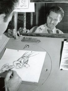Disney Animators Using Their Reflections To Draw Their Characters