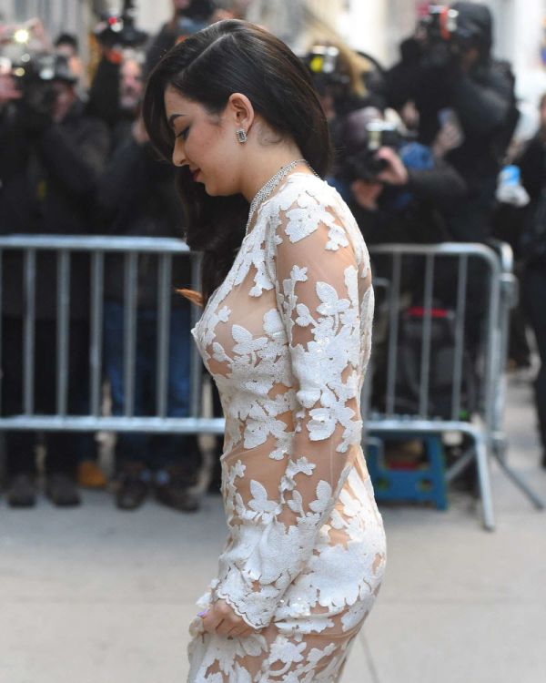 Charli XCX Walks The Red Carpet In A Revealing Dress