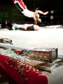 Hungarian Wrestlers Go Hardcore