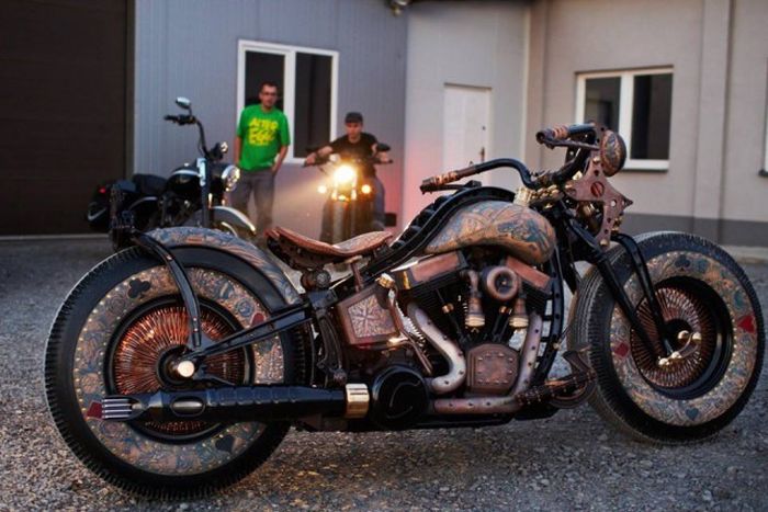 This Motorcycle Is Covered In Tattoos