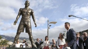 What's Up With This Statue Of Cristiano Ronaldo?