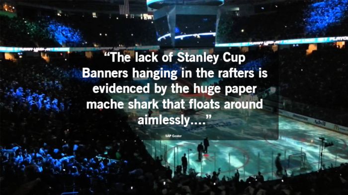 Hilarious One Star Yelp Reviews Of Famous NHL Arenas