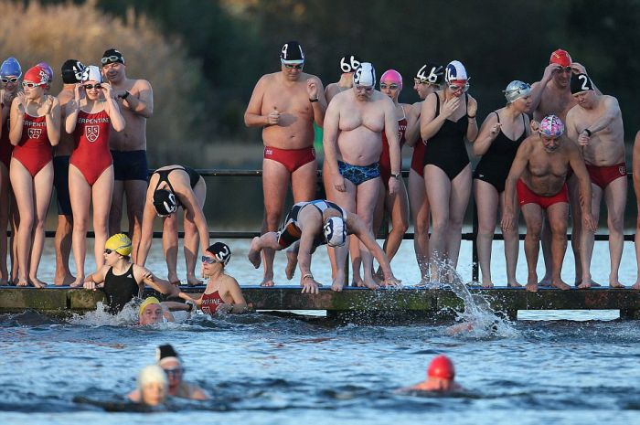 The 50th Anniversary Of The Traditional Christmas Swim