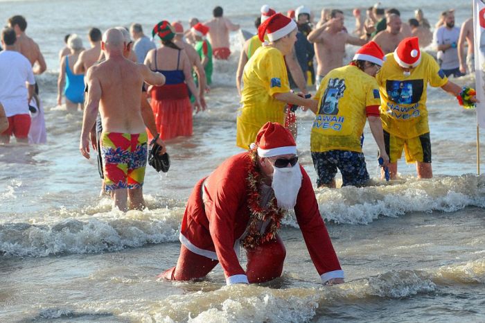 The 50th Anniversary Of The Traditional Christmas Swim