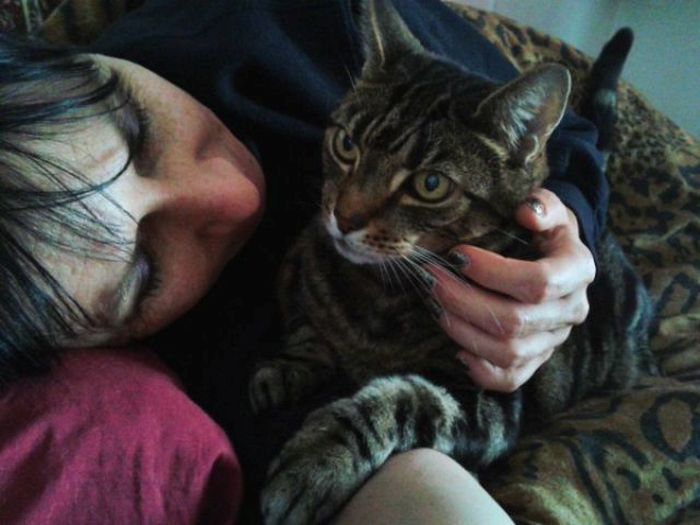 This Crazy Woman Married Her Two Cats