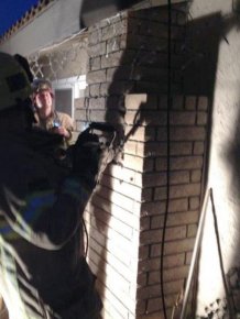 Mother Of Three Tries To Break Into Home Through Chimney