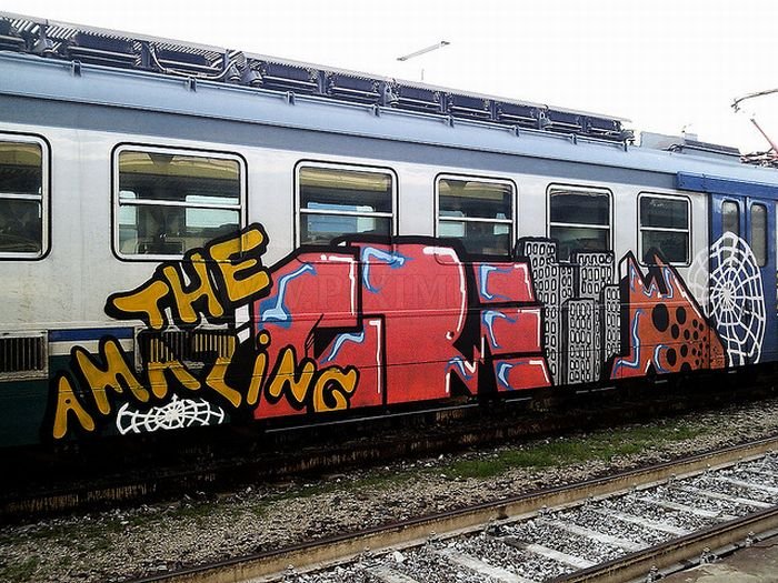 Rad Train Graffiti 