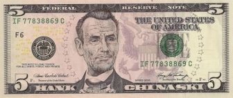 Funny $5 Dollar Bill Defaces 