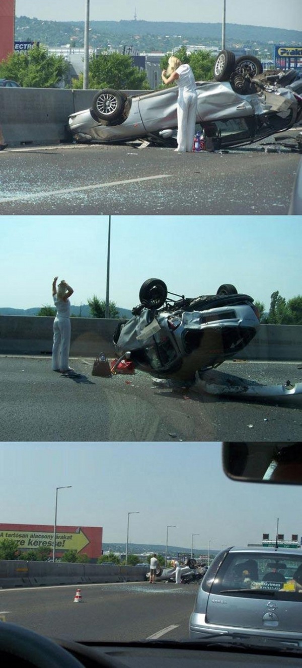 Funny car accidents