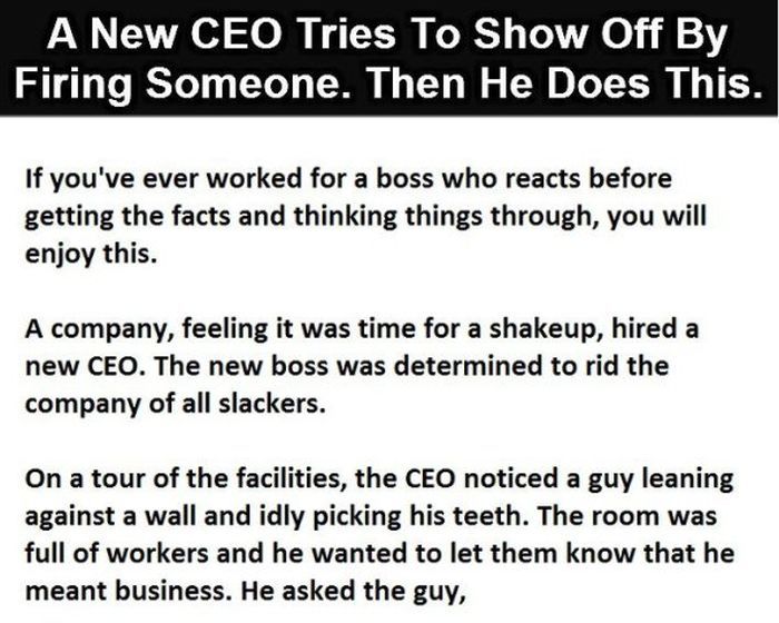 CEO Tries To Make A Point But Ends Up Making A Huge Mistake
