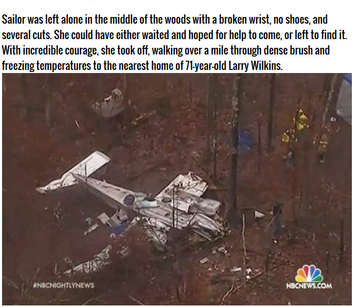 7 Year Old Survives A Plane Crash And Shows Incredible Survival Skills