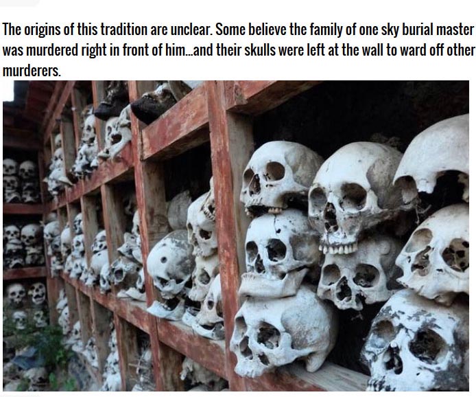 These Monks Have Built A Wall Out Of Human Skulls