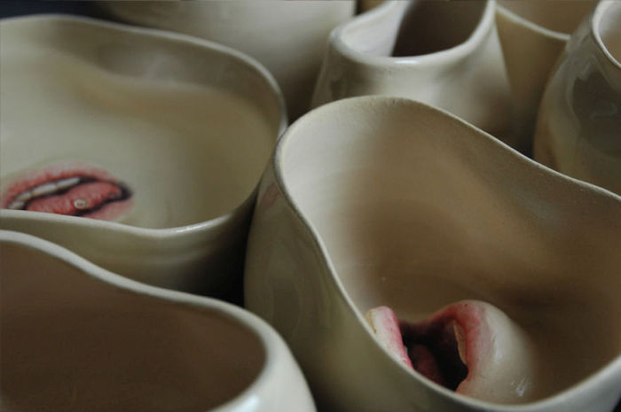 This Sculptor Adds Fingers And Mouths To Ceramics