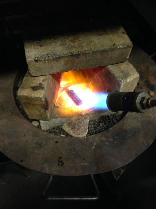 Wood Grain Metal Gets Turned Into A Ring
