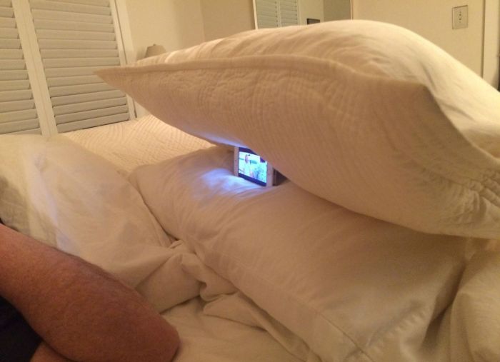 The Best Way To Watch TV In Bed